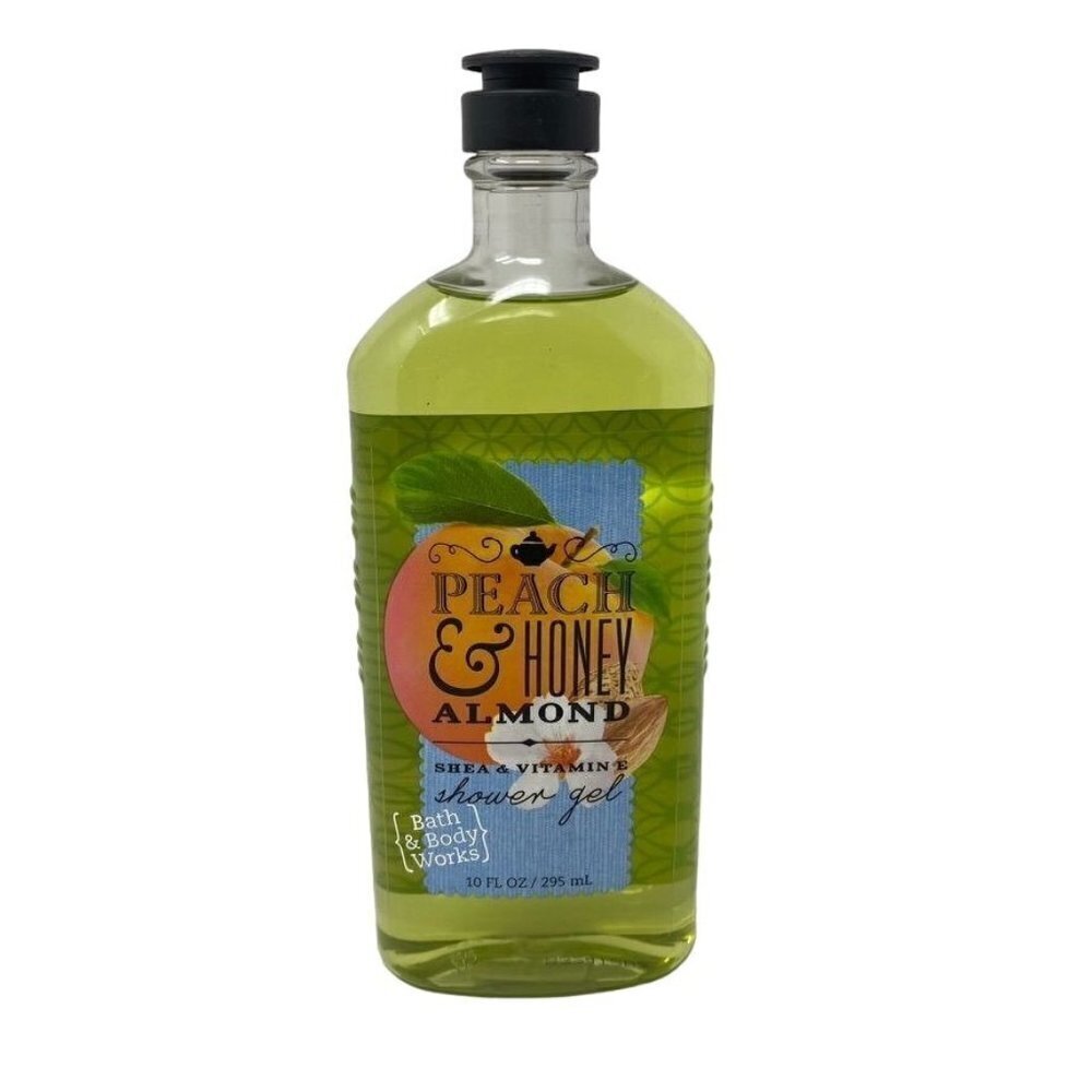 Bath & Body Works Peach & Honey Almond Shea Vitamin E Shower Gel 10 oz